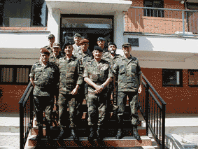 Reunión mandos de la División Multinacional Sudeste en el Destacamento de Mostar España