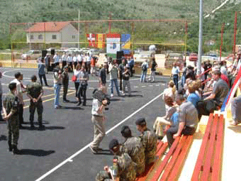 Inaguración del centro recreativo Español en Mostar (Bosnia-Herzegovina)