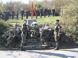 IX aniversario de la muerte del Cabo alvaro Ojeda Barrera y el soldado Raul Berraquero Forcada en Bosnia i Hercegovina 