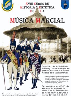 Cartel promocional del Curso de Música Marcial