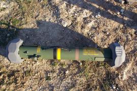 Embalaje del misil (Foto:DISAR)
