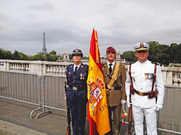 La delegación española participó en el desfile