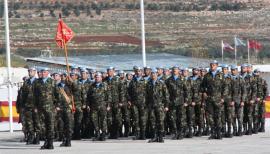 Parada militar por ambas patronas en el Líbano