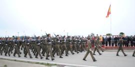 Desfile de la formación en San Fernando