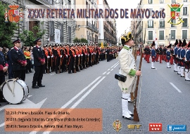 Cartel promocional de la XXXV Retreta Militar 
