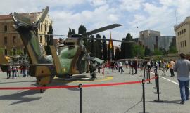 Exposición estática de un helicóptero "Tigre" 