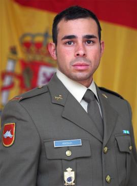 Fotografía oficial del soldado Haouzi 