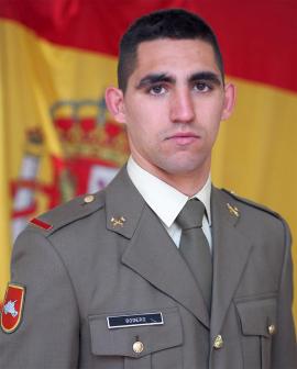 Fotografía oficial del soldado Bodero 
