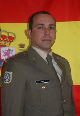 Fotografía oficial del soldado Pinto