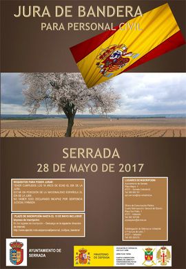 Cartel promocional de la jura en Serrada 