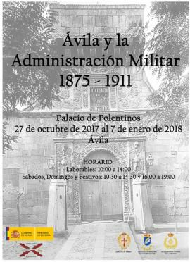 Cartel promocional de la exposición en Ávila