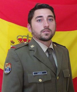 Fotografía oficial del soldado García