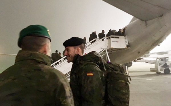 Militares de la Brigada embarcan rumbo a Riga 