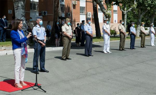 El JEME asiste al acto en homenaje a los militares por la operación 'Balmis'