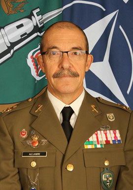 Teniente General Fernando Alejandre 2º Jefe del JFC Brunssum