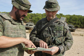 El Grupo y el Batallón comparten actividades de formación relacionadas con el Leopardo