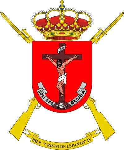 Escudo Bandera de Infantería Ligera 'Cristo de Lepanto' IV