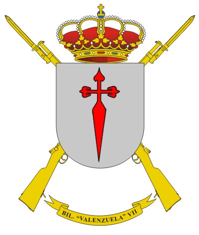 Escudo Bandera de Infantería Protegida 'Valenzuela' VII