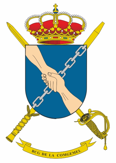Escudo Batallón de Cuartel General de la Comandancia General de Melilla