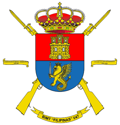 Escudo del Batallón de Infantería Motorizada 'Filipinas' I/47