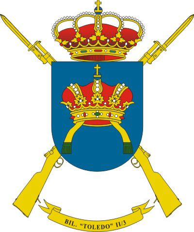 Escudo del Batallón de Infantería Protegida 'Toledo' II/34