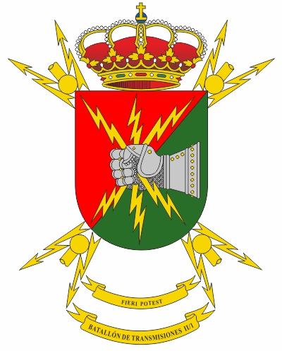 Escudo del Batallón de Transmisiones II/1