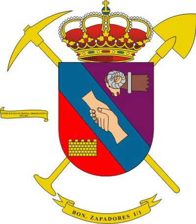 Escudo del Batallón de Zapadores I/1