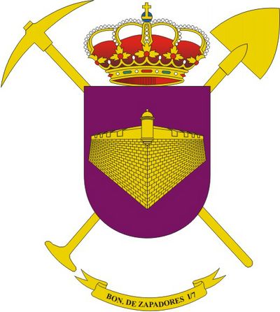 Escudo del Batallón de Zapadores I/7