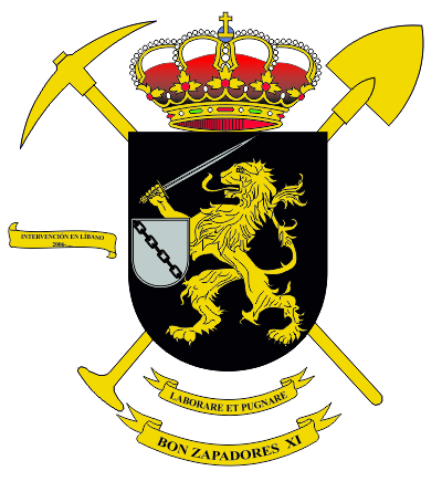 Escudo del Batallón de Zapadores XI