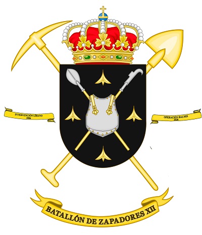 Escudo Batallón de Zapadores XII