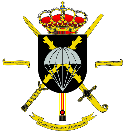 Escudo de la Brigada 'Almogávares' VI de Paracaidistas