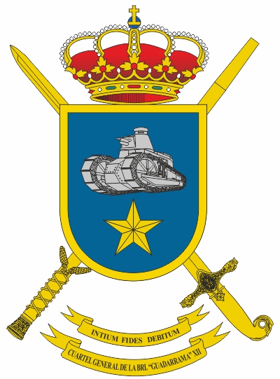 Escudo del Cuartel General de la Brigada 'Guadarrama' XII