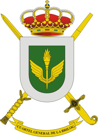 Escudo del Cuartel General de la Brigada Logística