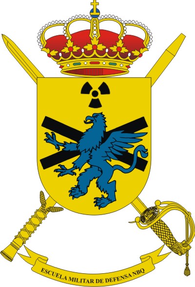 Escudo de la Escuela Militar de Defensa NBQ