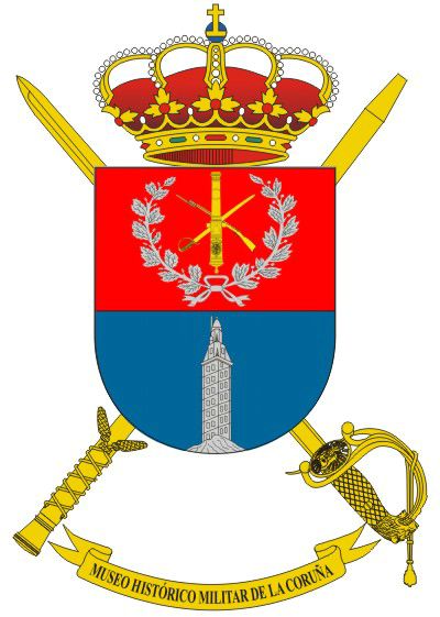 Escudo del Museo Histórico Militar de A Coruña