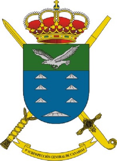 Escudo de la Quinta Subinspección General de Ejército (Canarias)