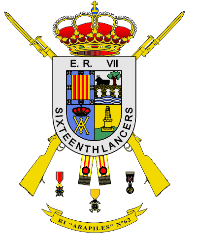 Escudo del Regimiento de Infantería 'Arapiles' nº 62