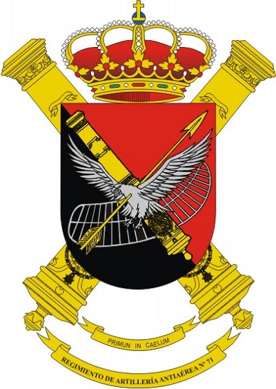 Escudo Regimiento Artillería Antiaérea nº 71