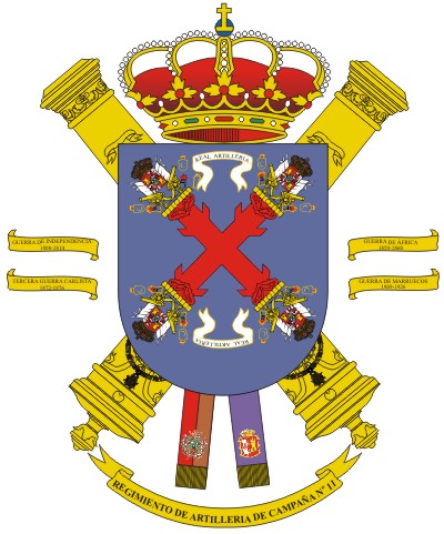 Escudo del Regimiento de Artillería de Campaña nº 11