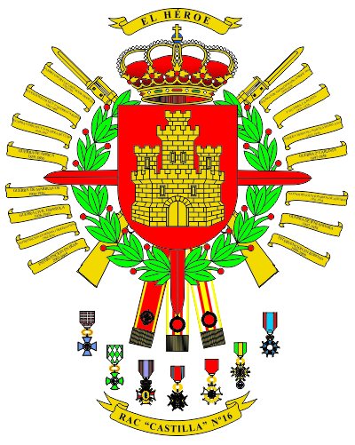 Escudo del Regimiento Acorazado 'Castilla' nº 16