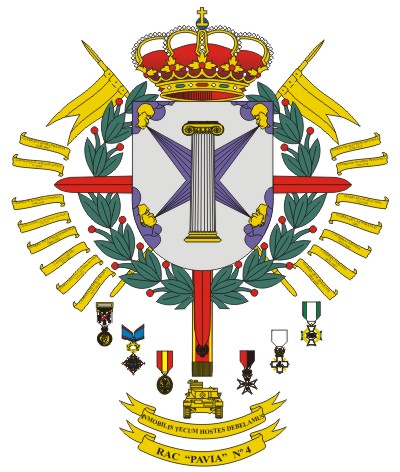 Escudo del Regimiento Acorazado 'Pavía' nº 4