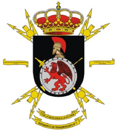 Escudo del Regimiento de Transmisiones nº 1