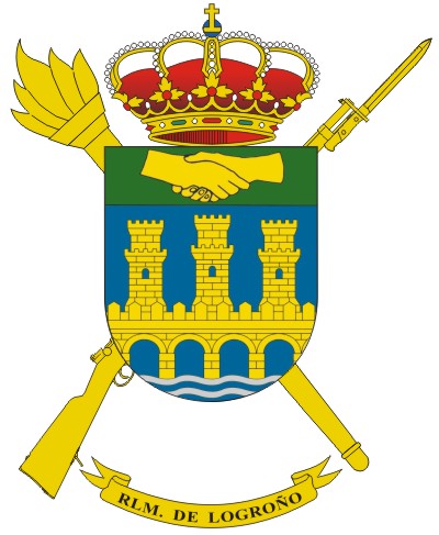 Escudo de la Residencia Logística Militar de Logroño