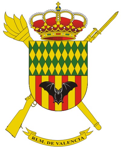 Escudo de la Residencia Logística Militar de Valencia