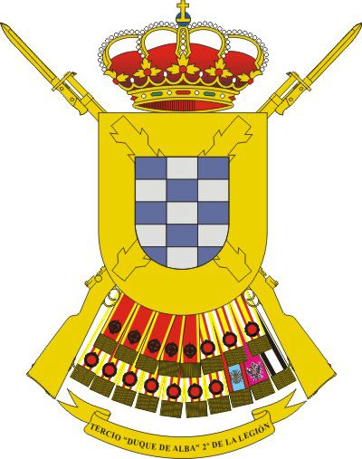 Escudo del Tercio 'Duque de Alba' 2 de la Legión