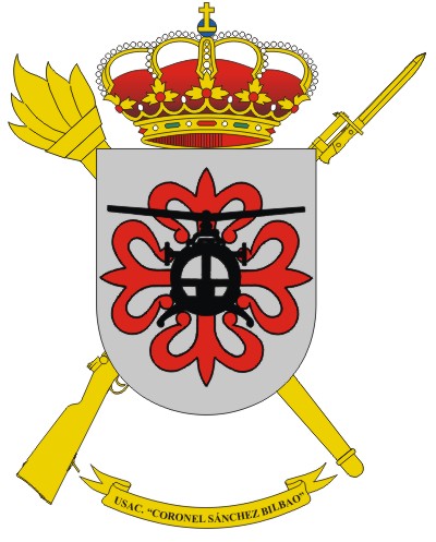 Escudo de la USAC 'Coronel Sánchez Bilbao'