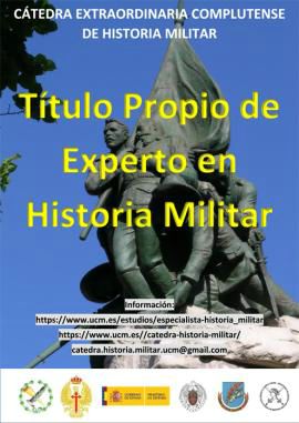 Cartel promocional del curso de Hª Militar 