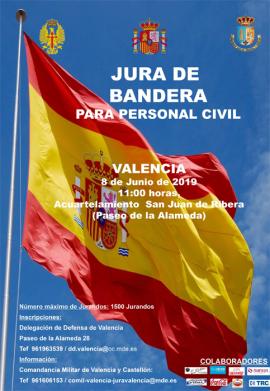 Cartel promocional de la Jura de Bandera  
