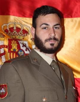 Fotografía oficial del soldado Muñoz
