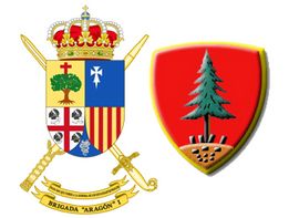 Brigade "Aragón"  - Mechanised Brigade "Pinerolo" from Italy